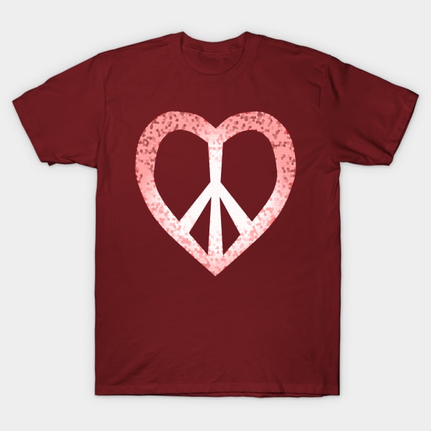 peace in love T-Shirt by bobgoodallart